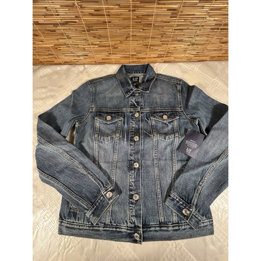 Gap Demin Jacket Size Small Tall Saddle Blue Jean Jacket Gap For Good